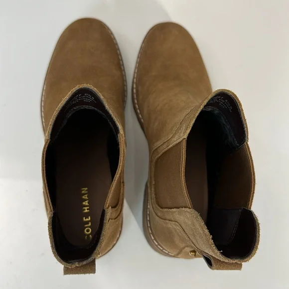 Cole Haan Greenwich Suede Waterproof Ankle Boots Size 8.5 - Picture 8 of 15